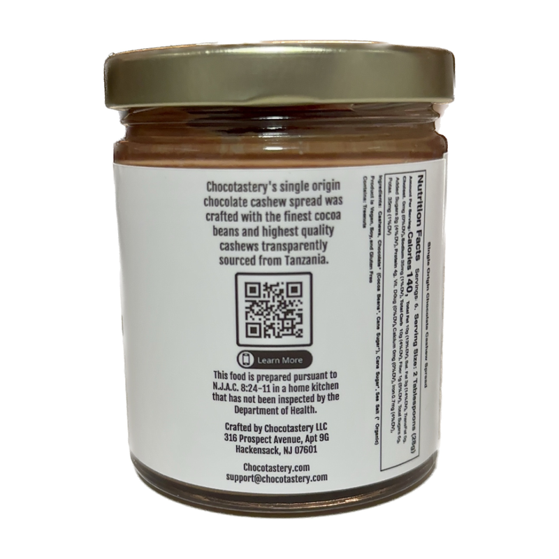 Chocotastery - Single Origin Chocolate Cashew Spread