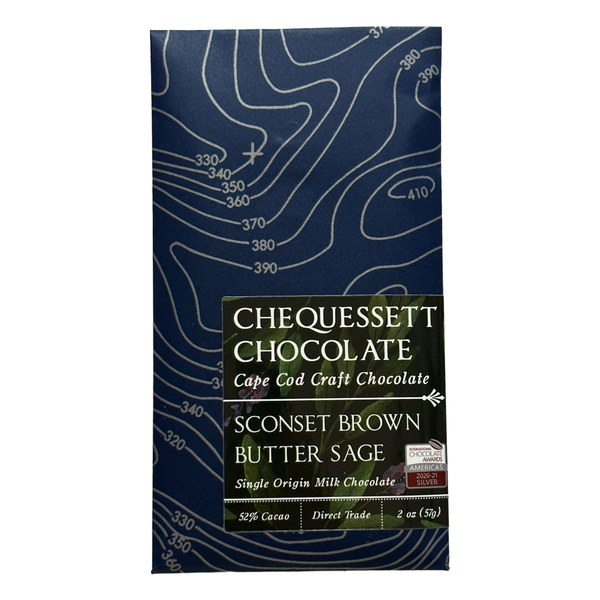 Chequessett Chocolate - 52% Sconset Brown Butter Sage - Chocotastery