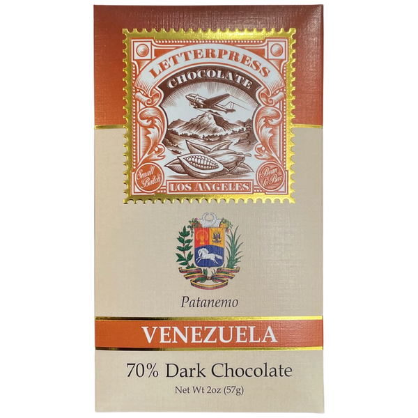 Chocotastery - LetterPress Chocolate - 70% Patenemo, Venezuela