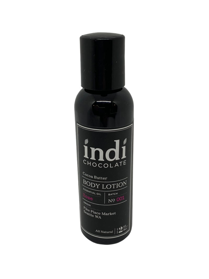 Indi Chocolate - Cocoa Butter Based Body Lotion - Rose