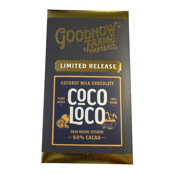 Goodnow Farms Chocolate - 60% Coco Loco - Coconut Milk Chocolate