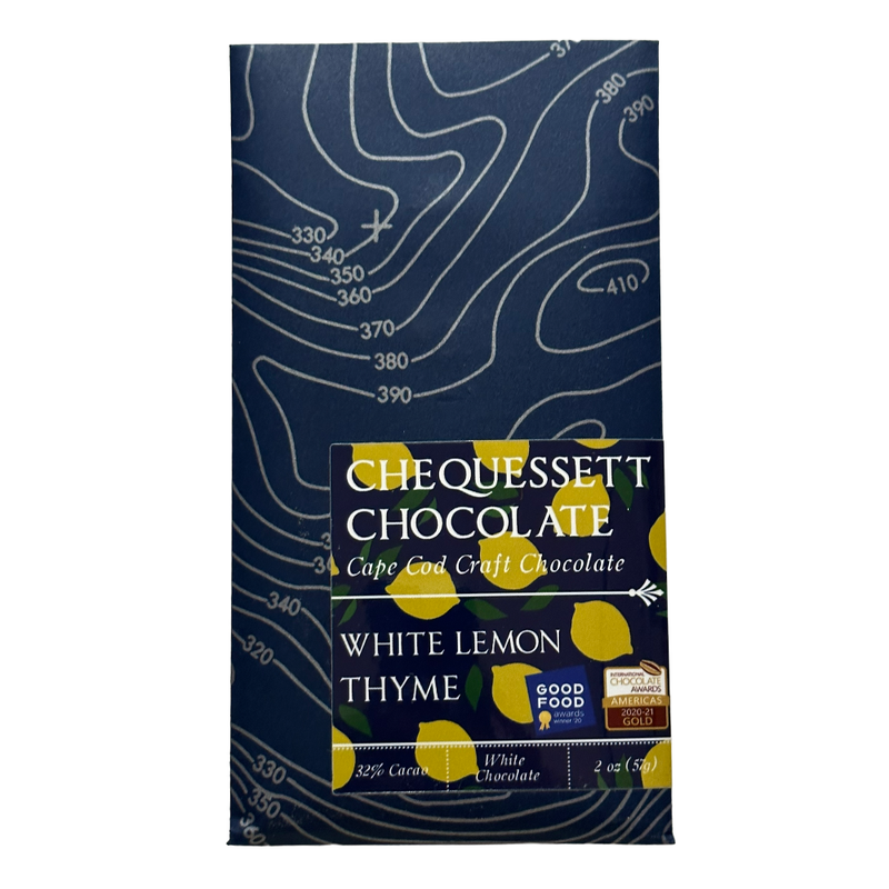Chequessett Chocolate - 32% White Lemon Thyme - Chocotastery