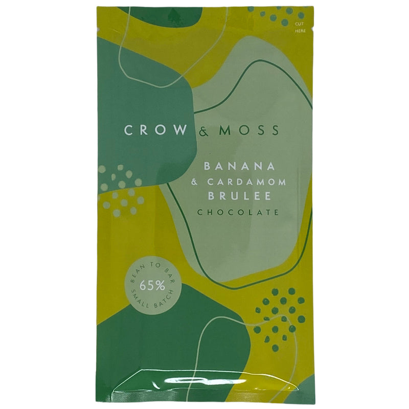 Chocotastery - Crow & Moss - 65% Banana & Cardamom Brulee 