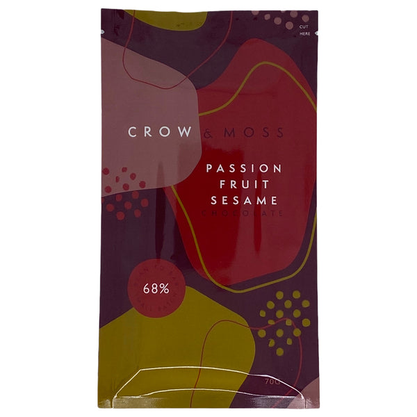 Crow & Moss - 68% Passion Fruit Sesame