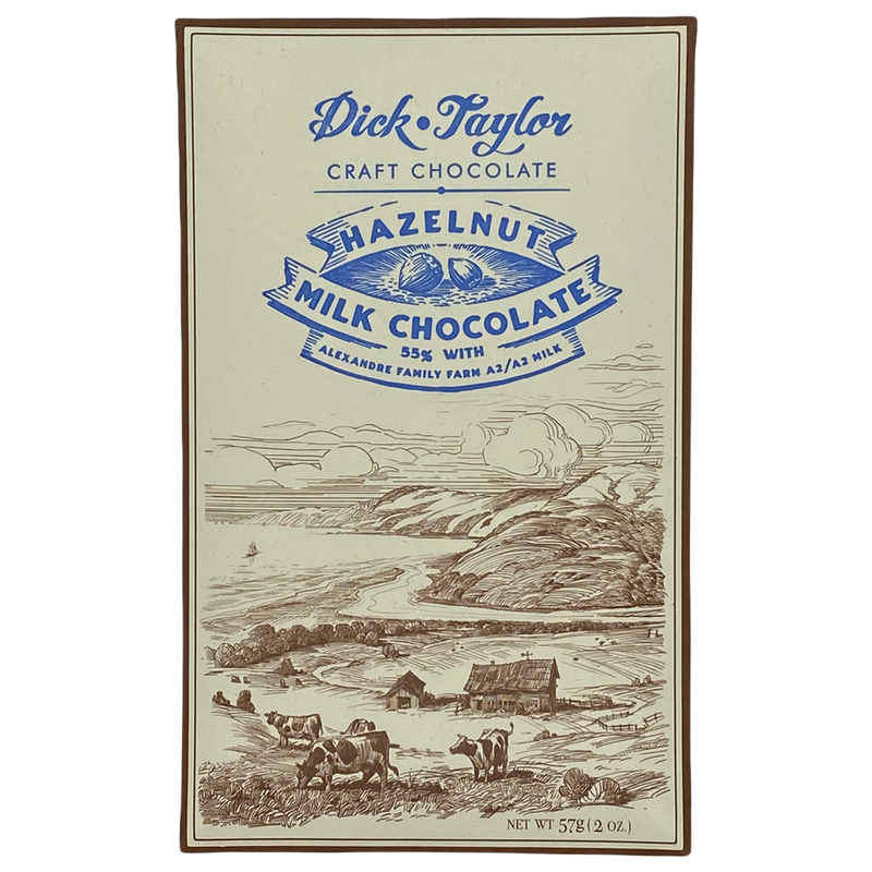 Chocotastery - Dick Taylor Craft Chocolate - 55% Hazelnut Milk Chocolate