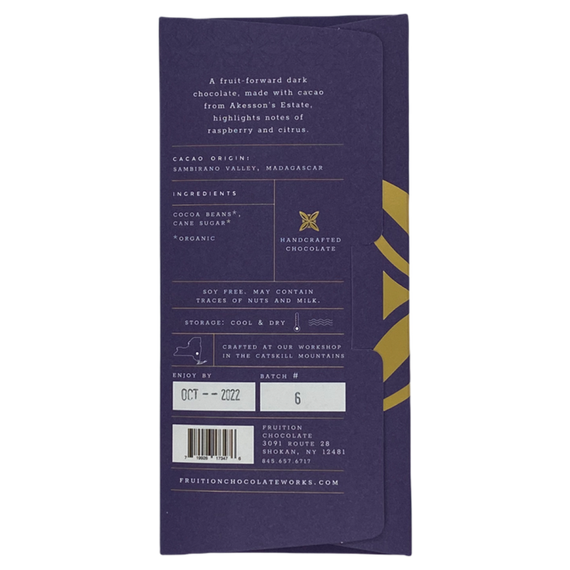 Chocotastery - Fruition Chocolate Works - 74% Sambirano, Madagascar