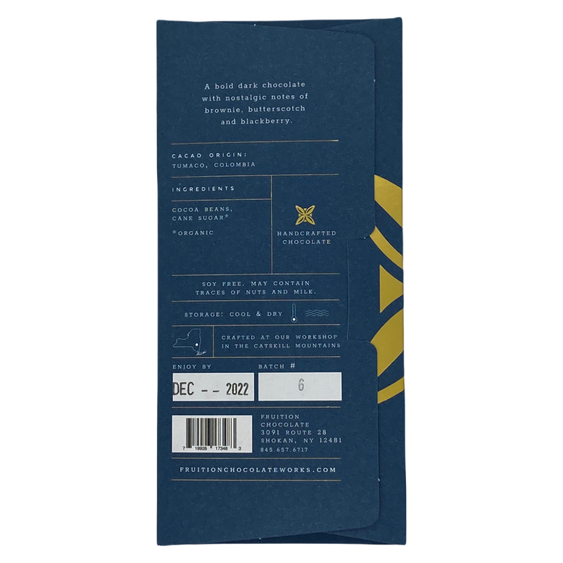 Chocotastery - Fruition Chocolate Works - 85% Tumaco, Colombia