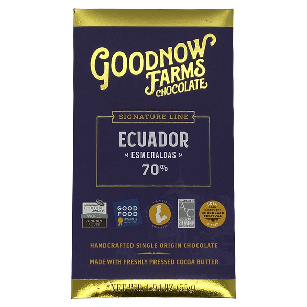 Chocotastery - Goodnow Farms Chocolate - 70% Esmeraldas, Ecuador