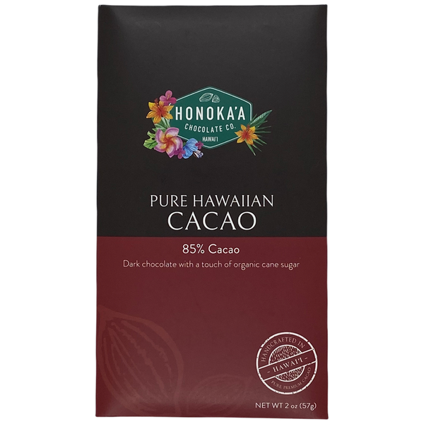 Choocotastery - Honoka'a Chocolate Co - 85% Pure Hawaiian Cacao Bar