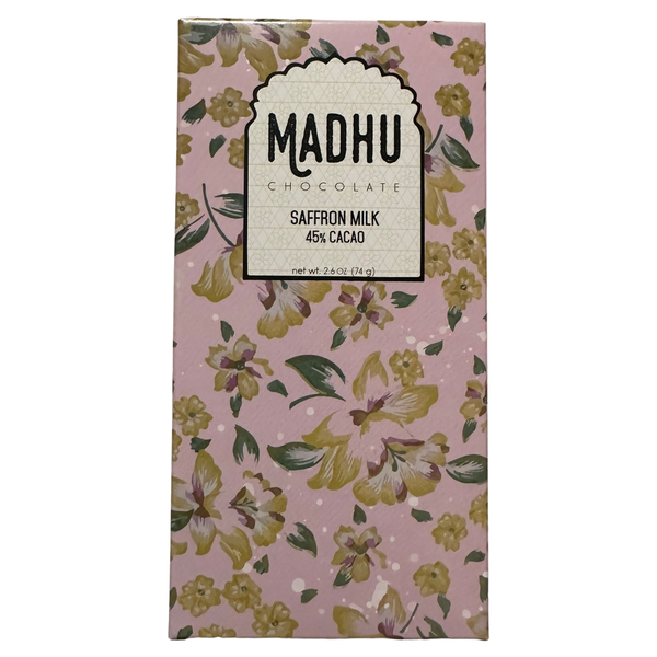 Madhu Chocolate - 45% Saffron Milk - Chocotastery