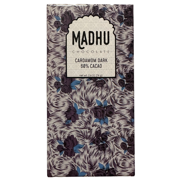 Madhu Chocolate - 60% Cardamom Dark - Chocotastery