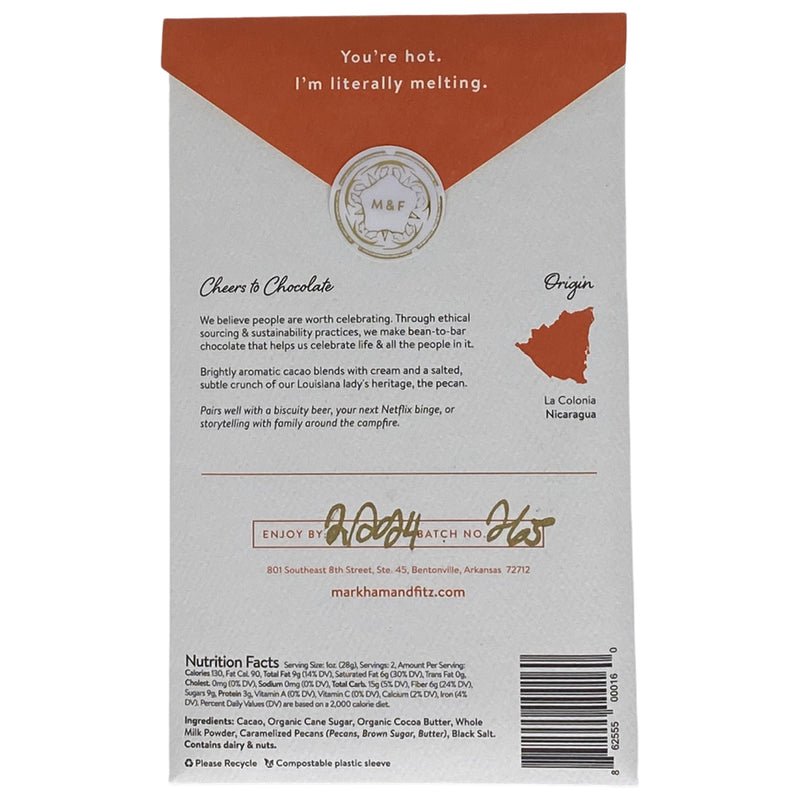 Chocotastery - Markham & Fitz - 52% Southern Pecan