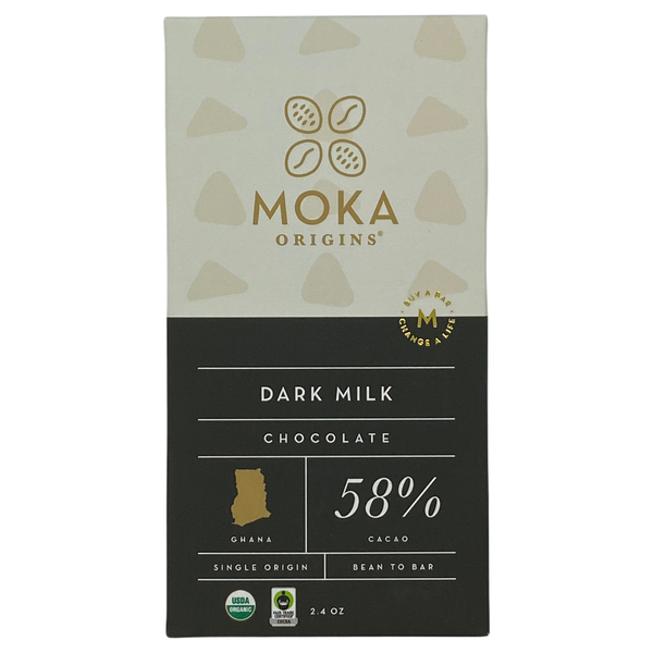 Chocotastery - Moka Origins - 58% Dark Milk - Ghana