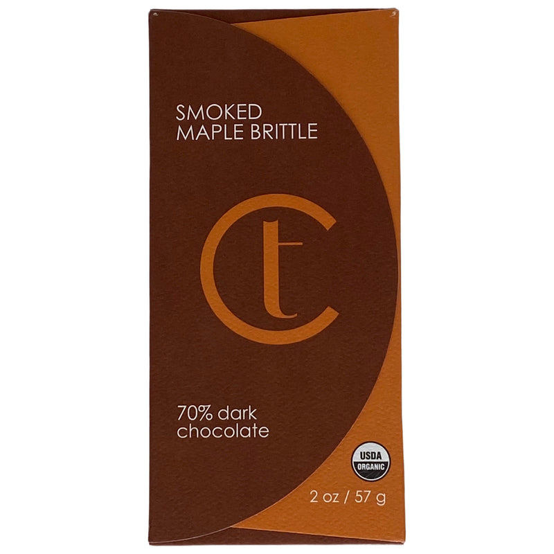Chocotastery - Terroir Chocolate -70% Smoked Maple Brittle