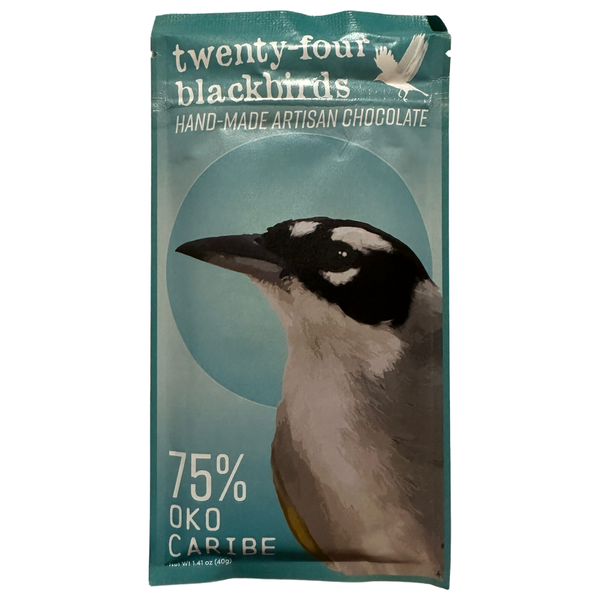 Twenty-Four Blackbirds Chocolate - 75% Oko Caribe, Dominican Republic - Chocotastery