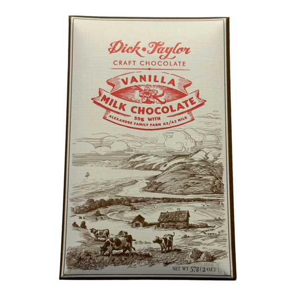 Dick Taylor Craft Chocolate - 55% Vanilla Milk Chocolate - Chocotastery