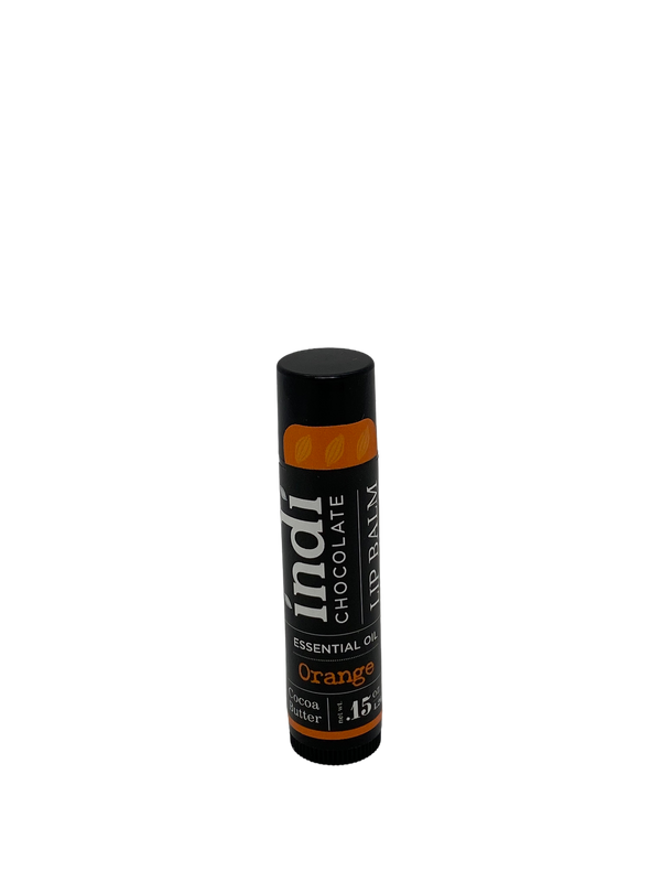 Indi Chocolate - Cocoa Butter Based Lip Balm - Orange