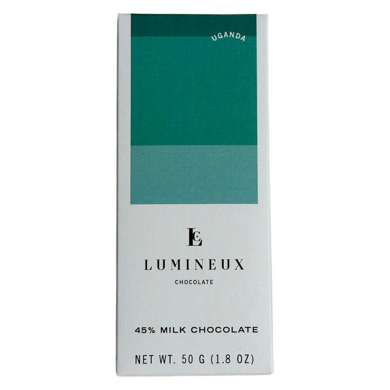 Lumineux Chocolate - 45% Uganda Milk Chocolate - Chocotastery