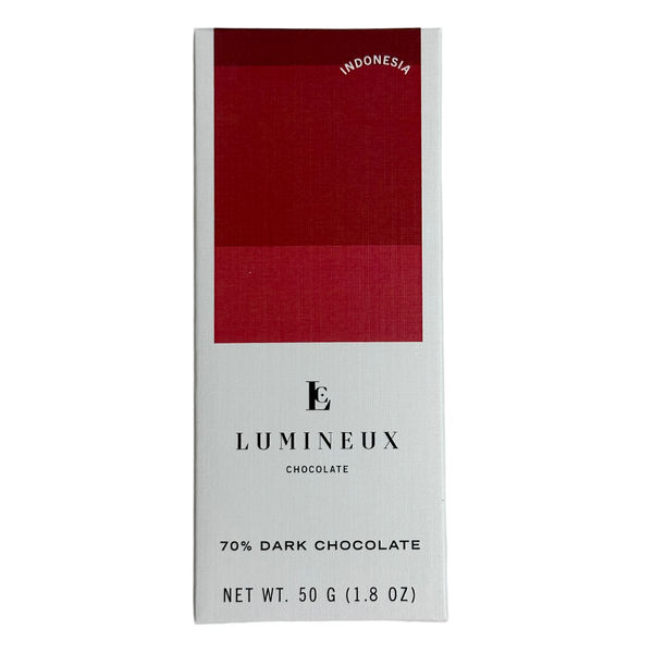 Lumineux Chocolate - 70% Ransiki, Indonesia - Chocotastery