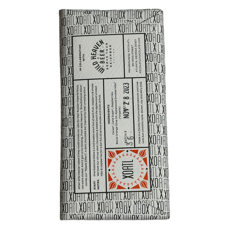 Xocolatl Chocolate - 60% Ripple Effect